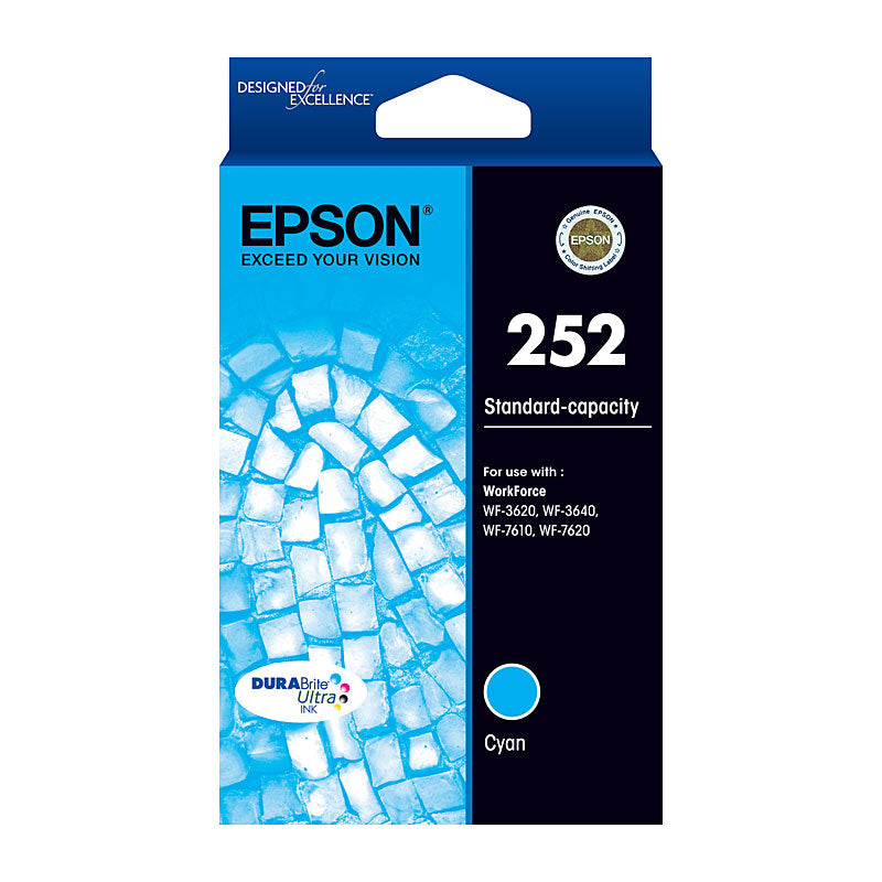 EPSON 252 Cyan Ink Cartridge