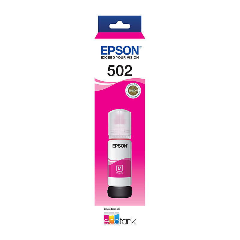 EPSON T502 Magenta EcoTank Ink Bottle for Superior Printing Quality