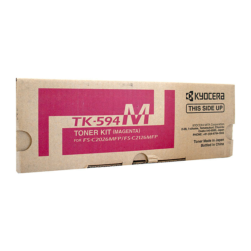 KYOCERA Genuine Magenta Toner Cartridge TK594 - 5,000 Page Yield