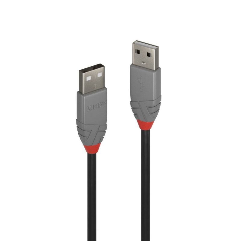 LINDY 2m USB2 A-A, Anthra Line