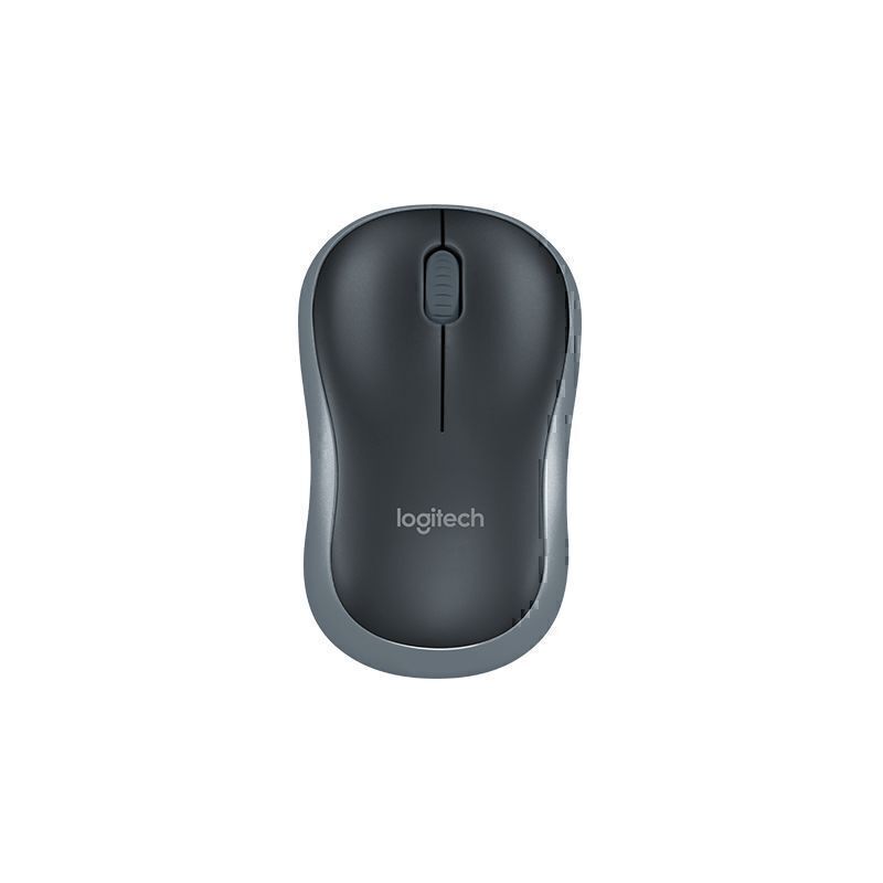 LOGITECH M185 Wireless Optical Mouse - Black and Grey