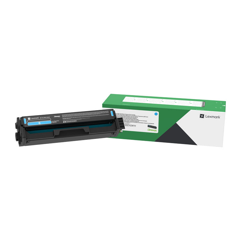 LEXMARK Genuine Cyan Toner Cartridge - 1,500 Page Yield