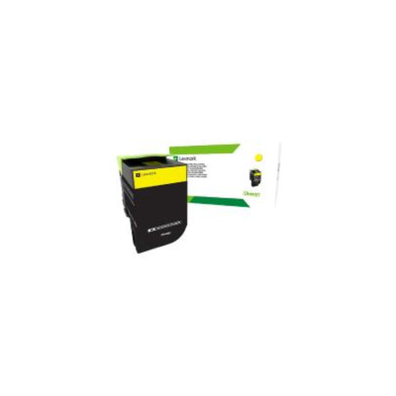 LEXMARK 808SY High-Yield Yellow Toner Cartridge