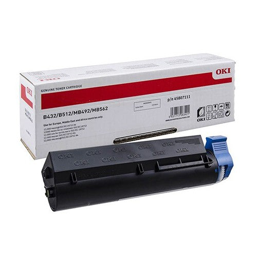 OKI B432 EHY High-Yield Black Toner Cartridge