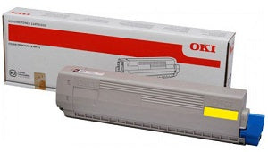 OKI C831N Yellow Low Toner Cartridge