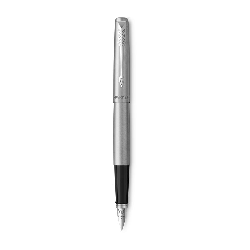 PARKER Jotter Fountain Pen in Stainless Steel with Chrome Trim