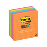 POST-IT 675-6SSUC RDJ Lined Pack of 5 - Front View