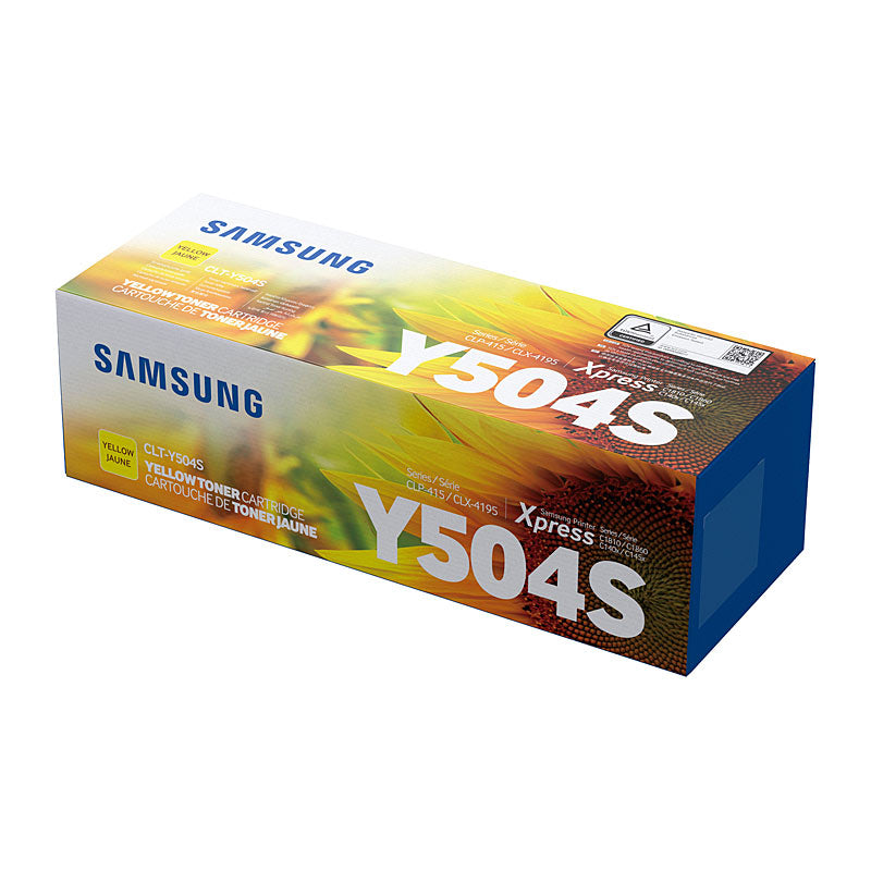 SAMSUNG CLTY504S High-Yield Yellow Toner Cartridge