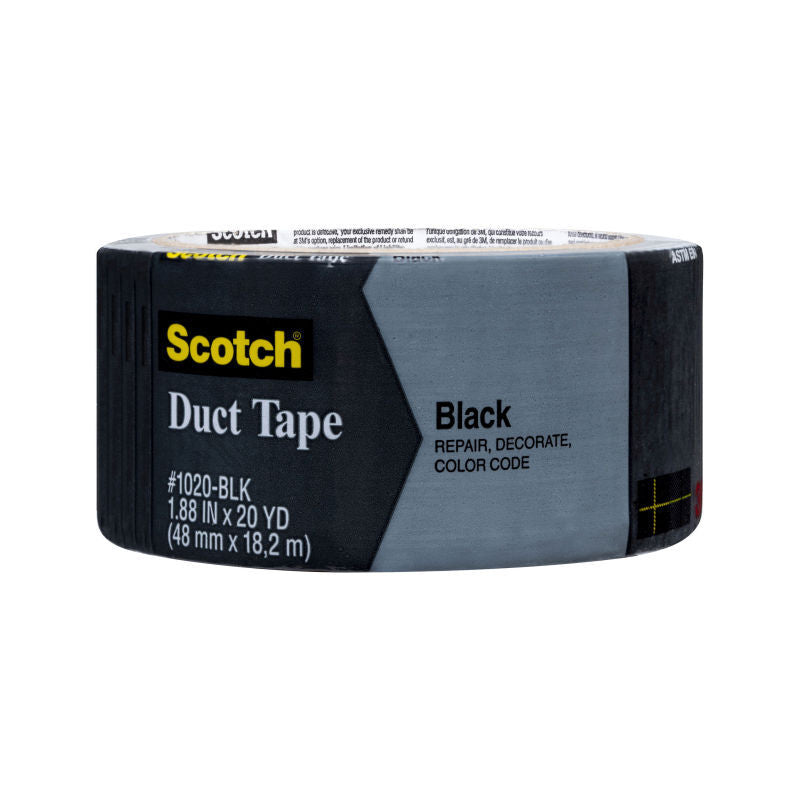 SCOTCH Duct Tape 3920-BK Black 12-Pack