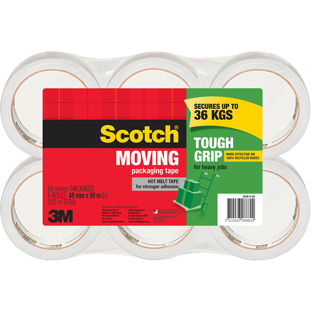 SCOTCH 3500 Packaging Tape - Set of 6