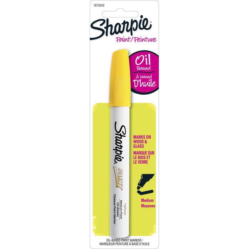 SHARPIE Medium Yellow Paint Markers - Box of 6