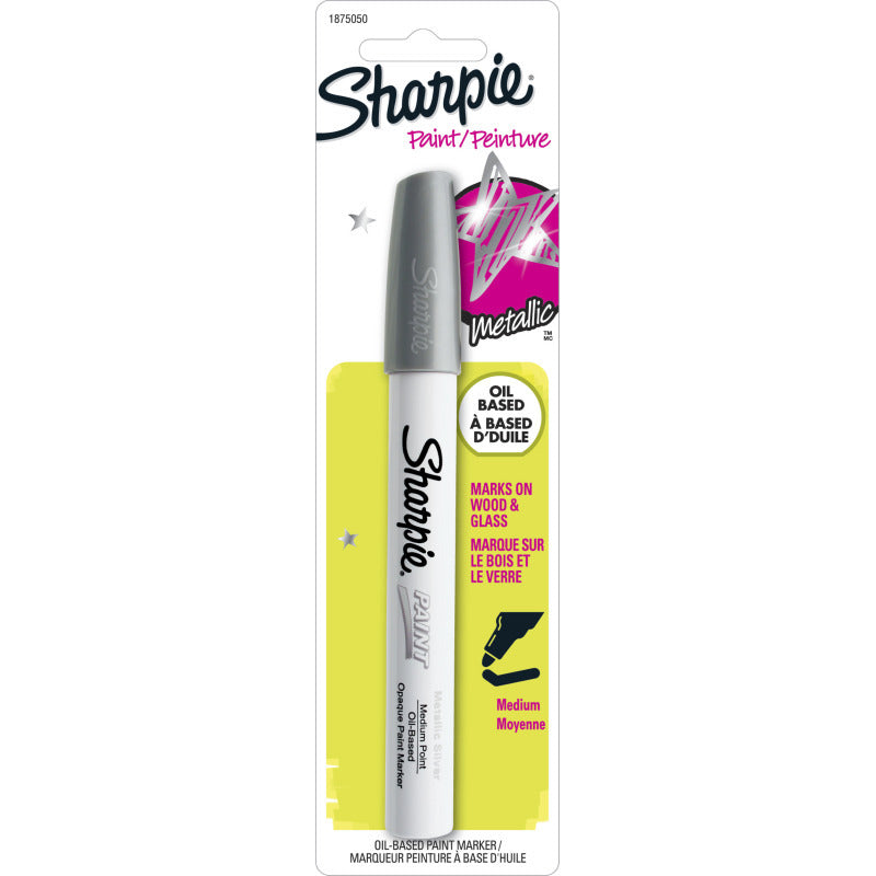 SHARPIE Medium Paint Silver Card Box of 6