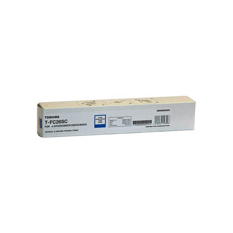 TOSHIBA Genuine Cyan Toner Cartridge for E-STUDIO 262CS/263CS