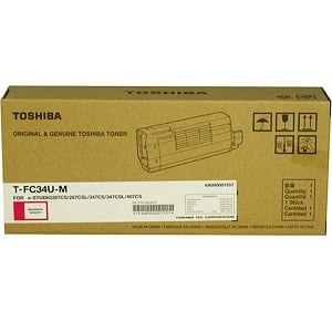 TOSHIBA TFC34 Magenta Laser Toner Cartridge