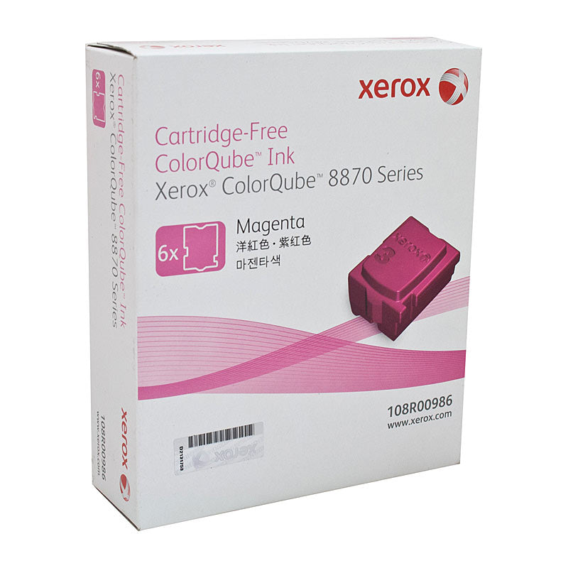 FUJI XEROX Genuine Magenta Toner Cartridge - 6 Pack, 17,300 Pages