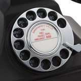 GPO RETRO GPO 200 ROTARY TELEPHONE - BLACK - Front View