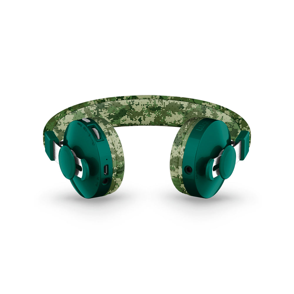 LILGADGET LilGadgets Untangled Pro Childrens Wireless Bluetooth Headphones - Digital Camo