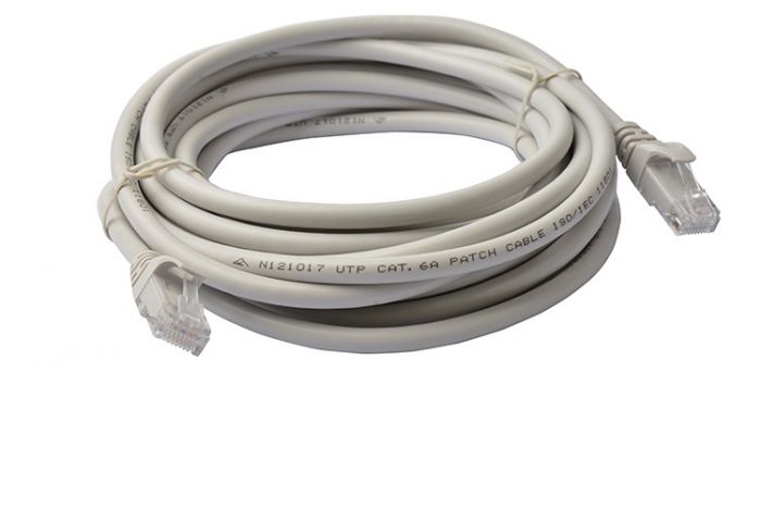 8WARE Snagless Grey Cat6a UTP Ethernet Cable - 30m Full Copper Core