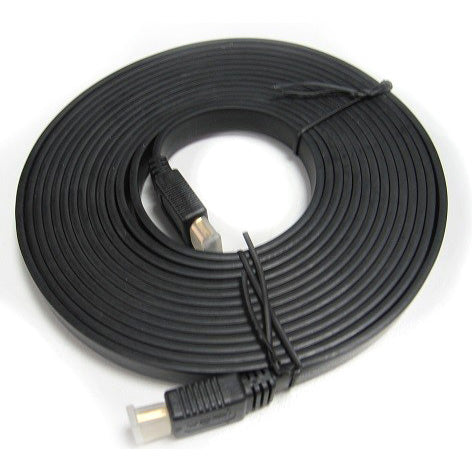 8WARE Premium Flat HDMI Cable 5m Male to Male for 1080P Connections