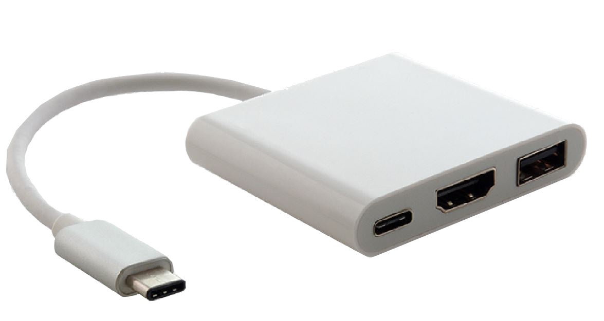 Astrotek USB 3.1 Type-C to HDMI & USB Adapter - 4K 30Hz Compatible with MacBook and Chromebook