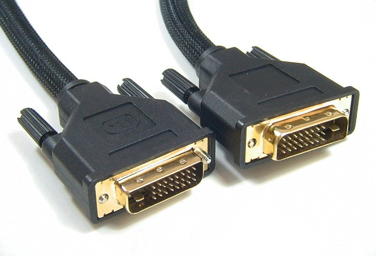 Astrotek 2m DVI-D Male to Male Cable - 24+1 Pins Dual Link, 30AWG, Gold Plated, RoHS Certified