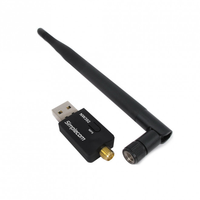 SIMPLECOM NW392 300Mbps USB Wireless N WiFi Adapter with 5dBi Antenna