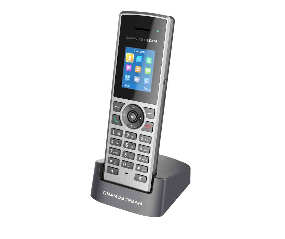 GRANDSTREAM DP722 DECT Cordless Phone with 1.8" Color LCD, 20-Hour Talk Time, and 10 SIP Account Support