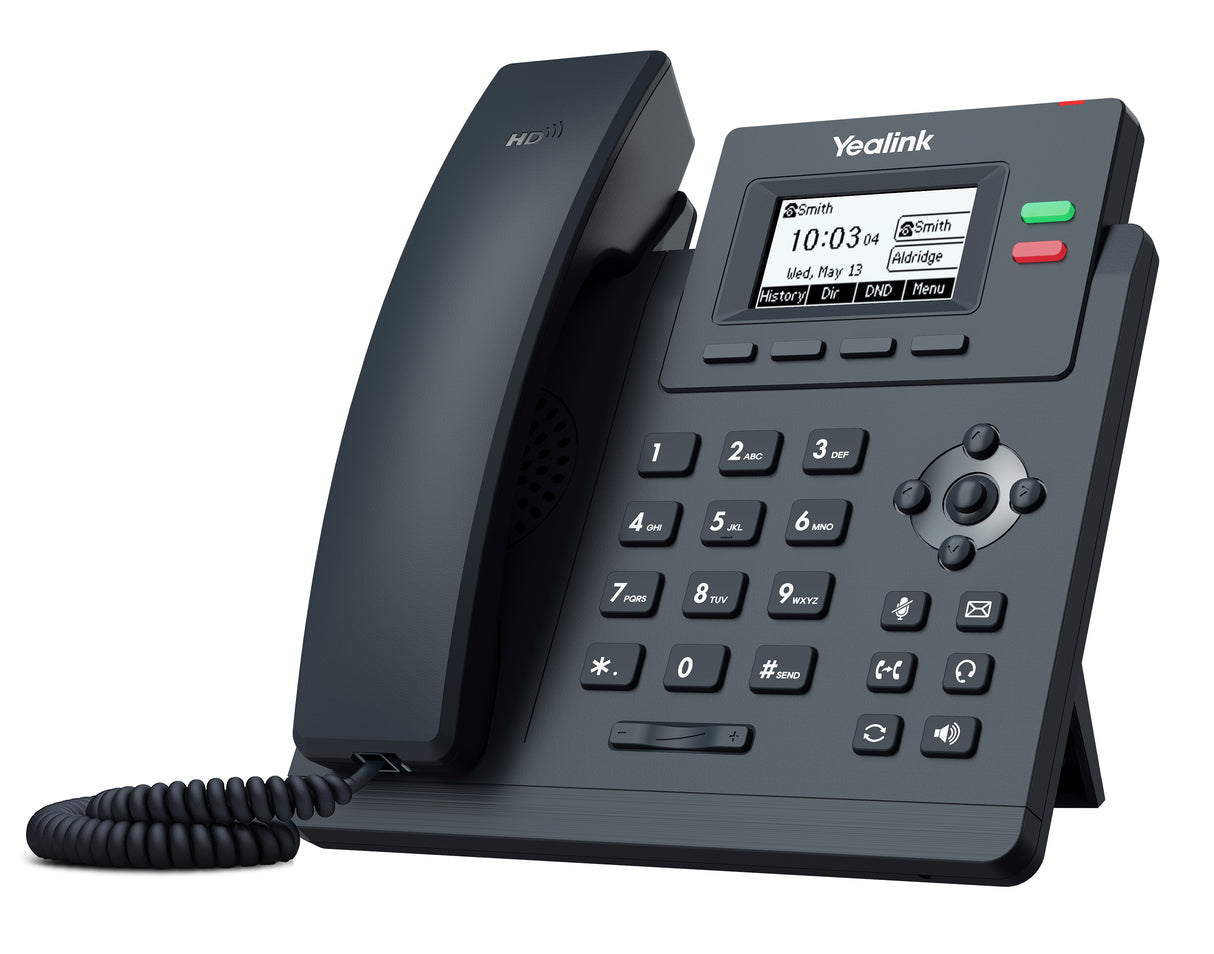 Yealink T31P 2 Line IP phone, 132x64 LCD, PoE. No Power Adapter included