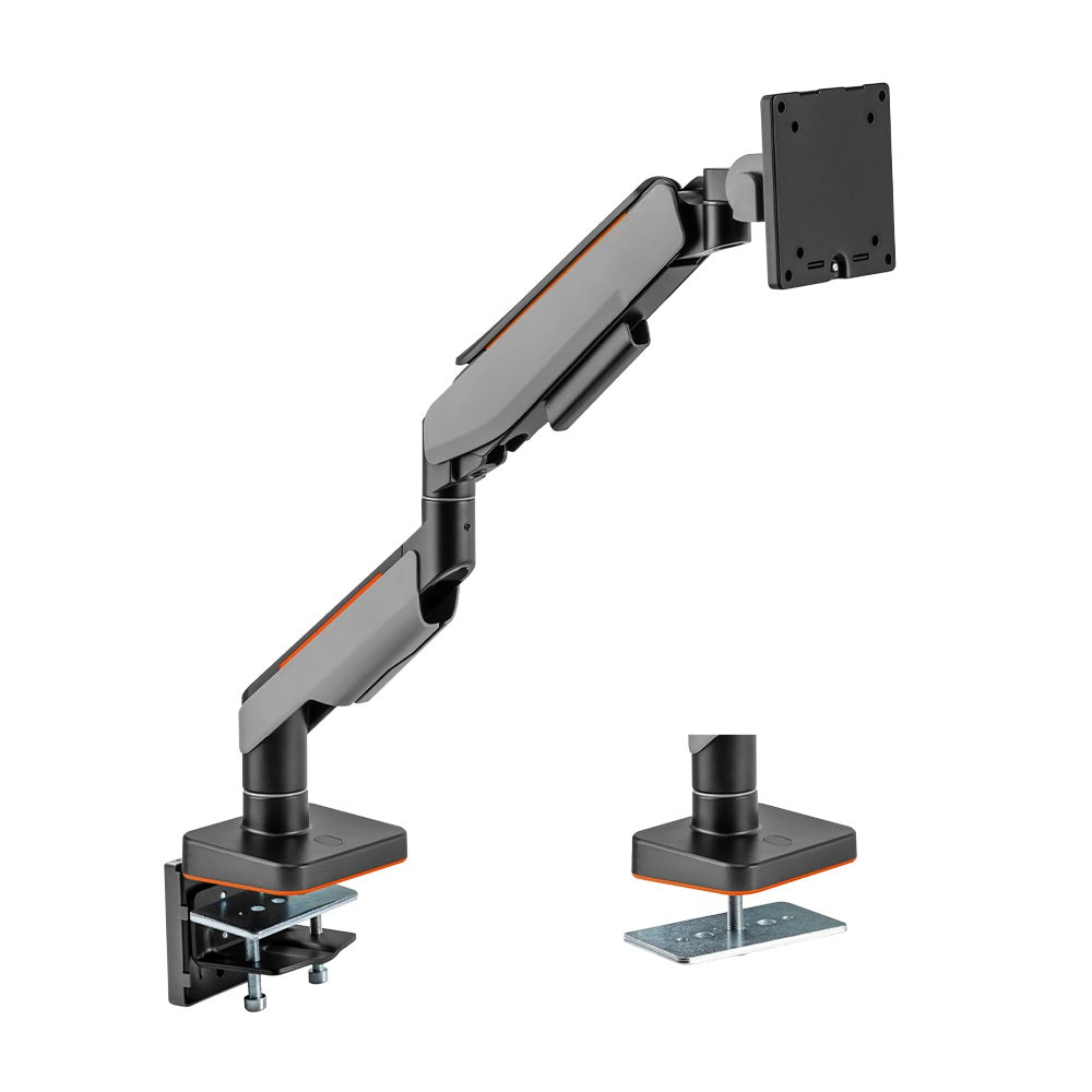 BRATECK Premium Heavy-Duty Monitor Arm for 17'-49' Screens, Supports Up to 20KG VESA 75x75, 100x100