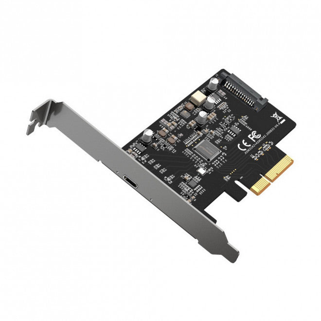 SIMPLECOM EC318 PCI-e x4 to USB 3.2 Gen2x2 20Gbps USB-C Adapter Card