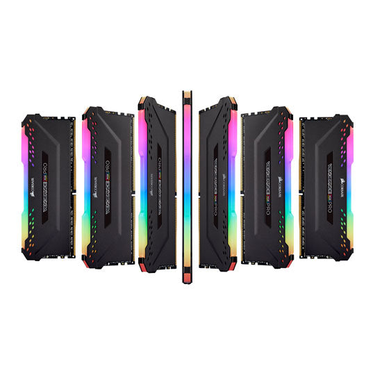 CORSAIR Vengeance RGB PRO 32GB (2x16GB) DDR4 3000MHz C16 Desktop Gaming Memory CMW32GX4M2C3000C15