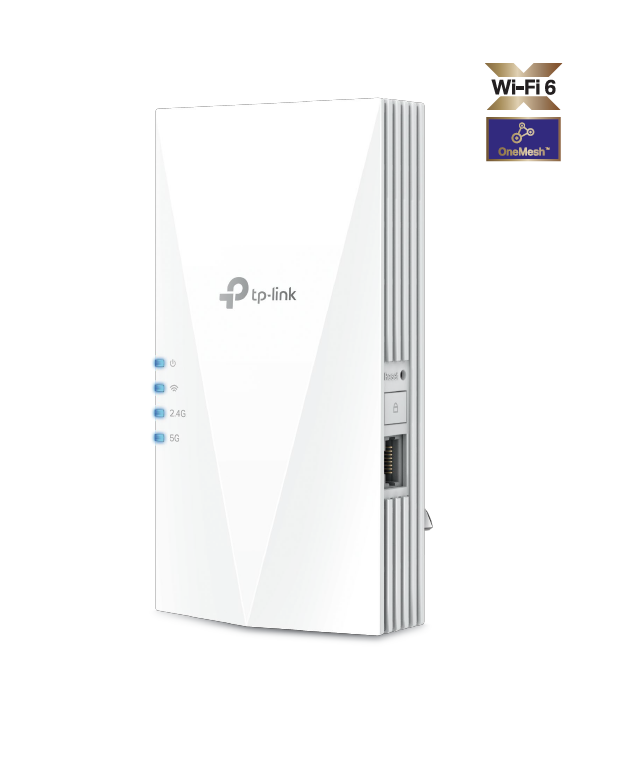 TP-Link RE505X AX1500 Wi-Fi 6 Range Extender with OneMesh Technology and Gigabit Ethernet Port for Whole Home Wi-Fi Coverage