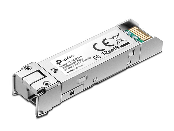 TP-Link Bi-Directional 1000Base-BX WDM SFP Module (TL-SM321A-2) - 1550 nm TX & 1310 nm RX, 2 KM Max Cable Length