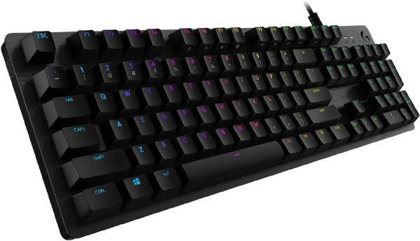 Logitech G512 Carbon RGB Mechanical Gaming Keyboard - GX Brown Tactile Switches