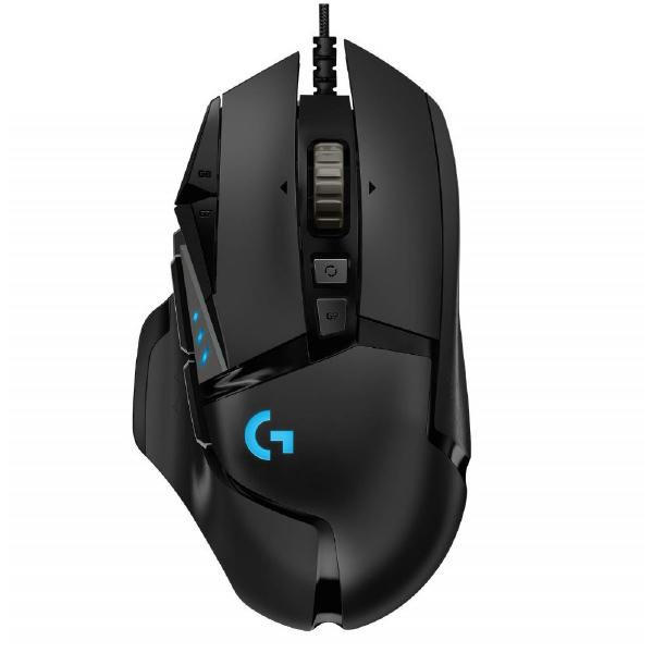 Logitech G502 Proteus Core Wired Gaming Mouse - Customizable Weight, 11 Programmable Buttons, USB, Right-Handed, DPI Switching, 1ms Response Time