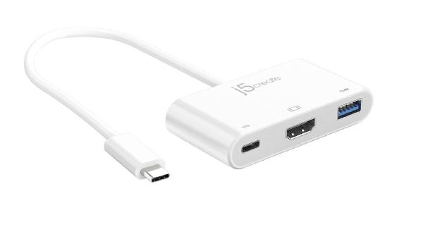 J5create JCA379 USB-C to HDMI & USB 3.0 Hub with Power Delivery Support