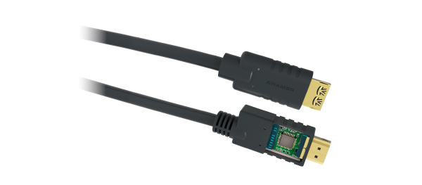 Kramer 25ft Active High-Speed HDMI Cable with Ethernet - 4K@60Hz, 18Gbps, Long-Distance Solution