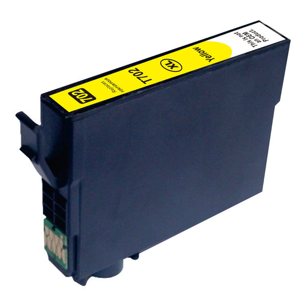 Yellow Compatible Inkjet Cartridge Replacement for 702XL Yellow