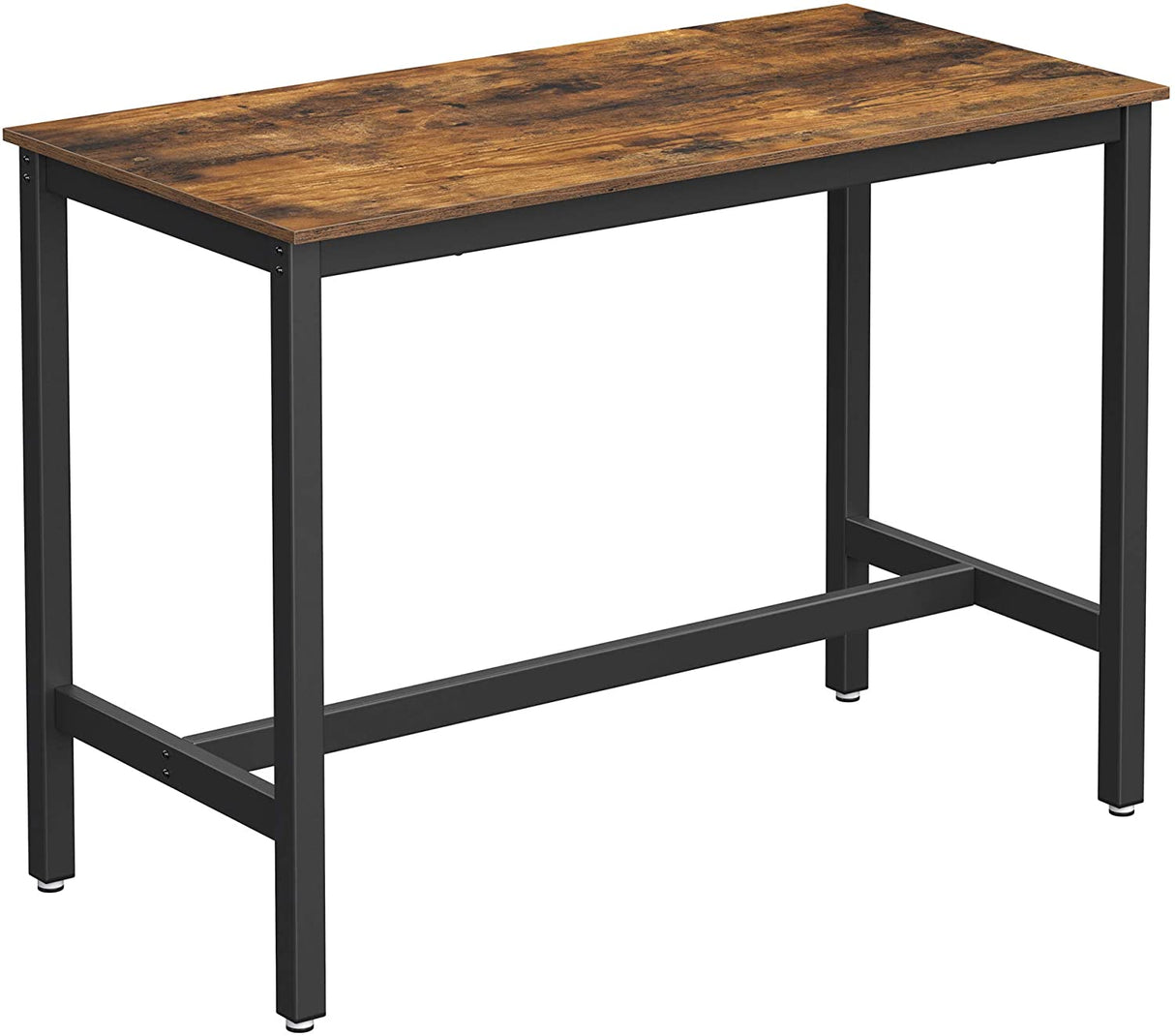 Stylish Vintage Bar Table with Sturdy Metal Frame - 120 x 60 x 90 cm