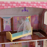 Elegant 3-Story Dollhouse with Furniture for Kids - 110 x 65 x 33 cm (Model 2)