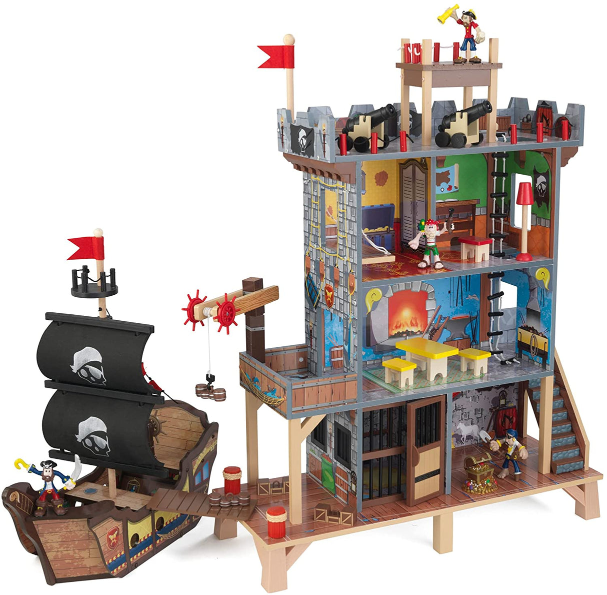 Treasure Island Adventure Play Set for Kids