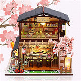 Asian-Inspired Dollhouse Miniature with Furniture Set and Music Movement - 1:24 Scale Dream Room