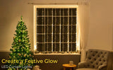 300 LED USB Curtain Fairy Lights with Remote Control and 8 Lighting Modes for Weddings, Parties, and Home Decor