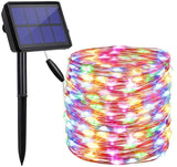 20m 200 LED Waterproof Solar String Lights with 8 Modes for Home and Garden Decor