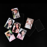 100 Packs Photocard Sleeves, 200Microns Kpop (Unsealable) - Side View