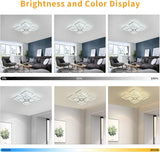 Modern LED Ceiling Light Dimmable with Remote Control