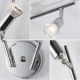 Sleek Chrome 4-Light LED Track Lighting Fixture