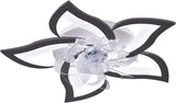 Modern Low Profile Ceiling Light Fan with Remote & App Control - 69cm, 6 Speed, 3 Color Options