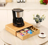 Bamboo Multi-Functional Storage Organizer for K-Cups, Jewelry, and Cosmetics