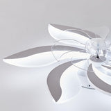 Modern Low-Profile Ceiling Fan Light with Remote Control and APP, 68cm - 6 Speed & 3 Color Options